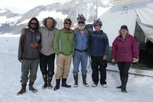 The Glacier Crew. AJ, Sebastian, Patrick, Eric, Jimmy, Misha